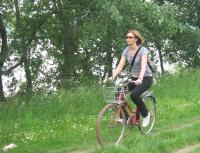 Bicycle routes down Danube